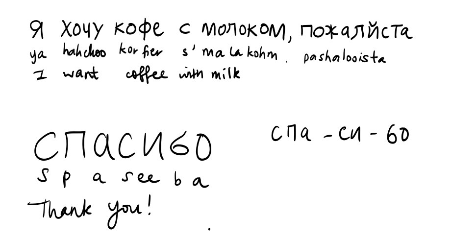 thank you in russian cursive