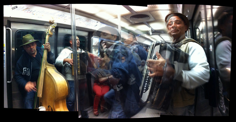 Field Recording: Paris Gypsy Band on the Metro, 11 September 2012