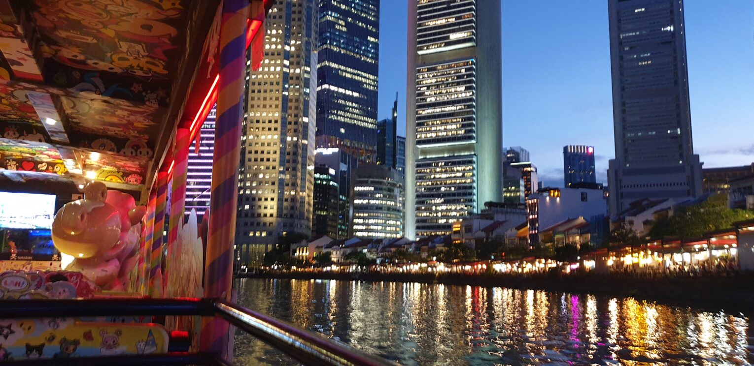 Artist who makes artworks about Singapore River finally takes boat ride on Singapore River